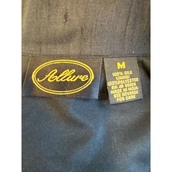 Allure Jacket Womens Medium Embellished Vintage Retro Button - Picture 4 of 9